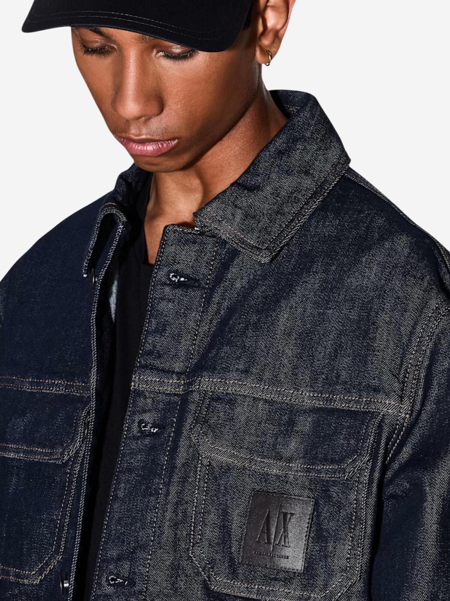ARMANI EXCHANGE Chaqueta de entretiempo azul denim – imagen 3
