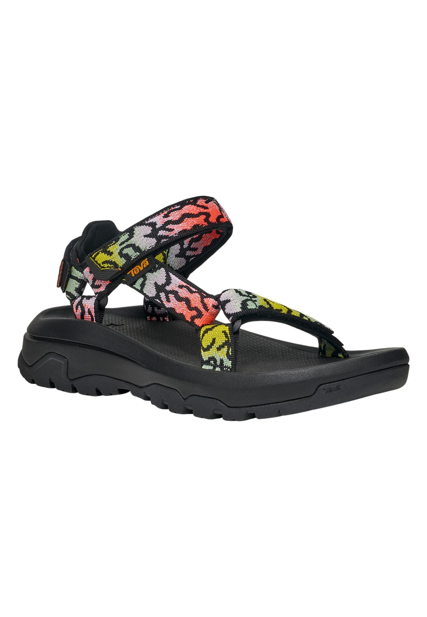 Teva Sandaal Donkerlila / Koraal / Rood / Zwart