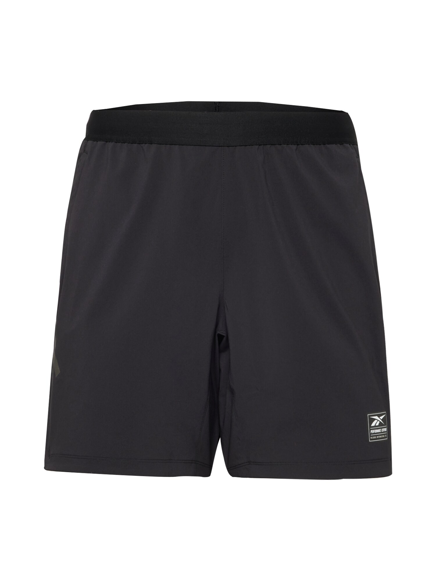 Reebok Športové nohavice  čierna / biela