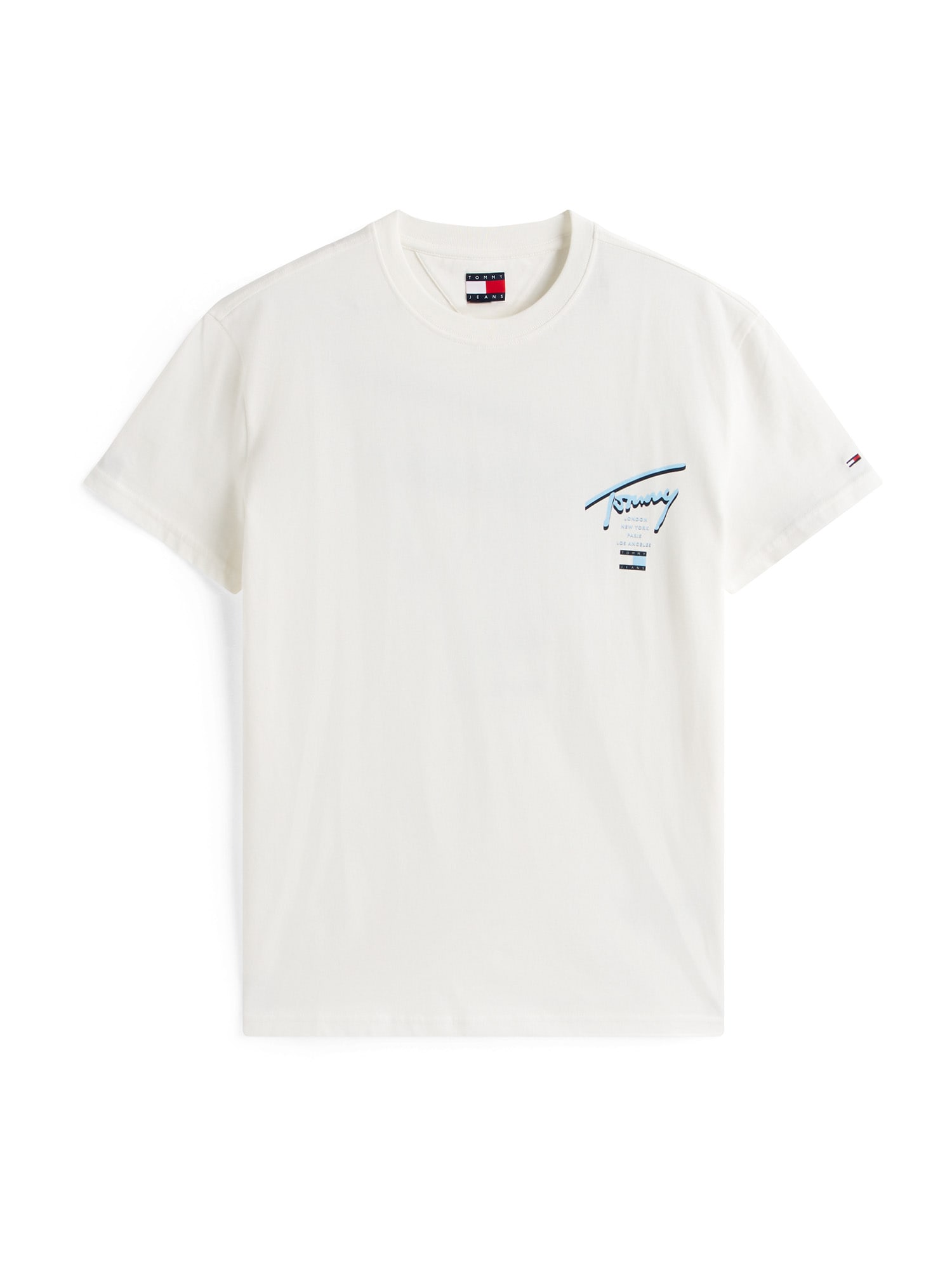 Tommy Jeans Póló  világoskék / sötétkék / fehér akciós termékkép 1