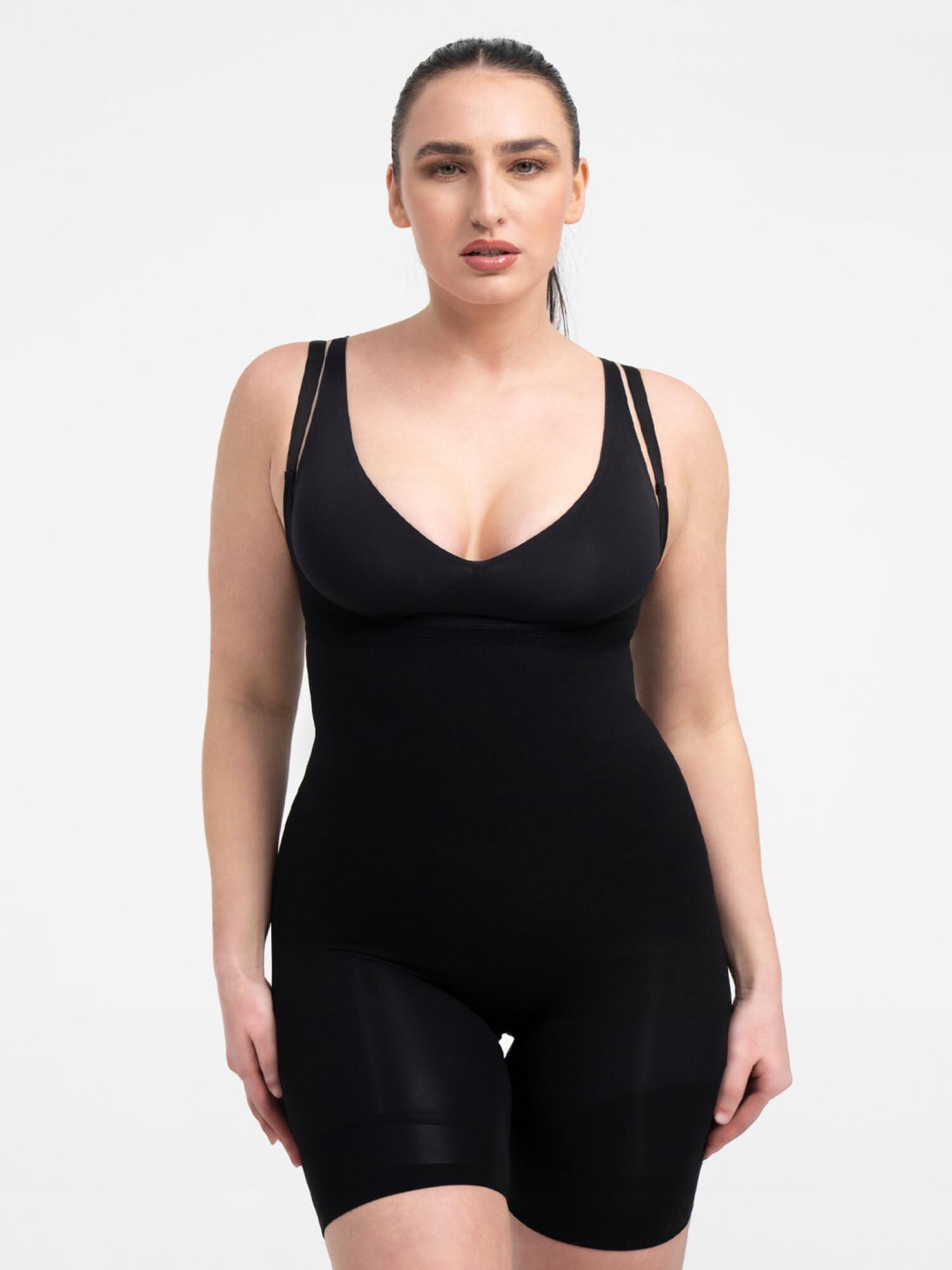 Cfab By Creamy Fabrics Shapingbody Bodysuit Sculpting Shapewear Mit Offener Brust