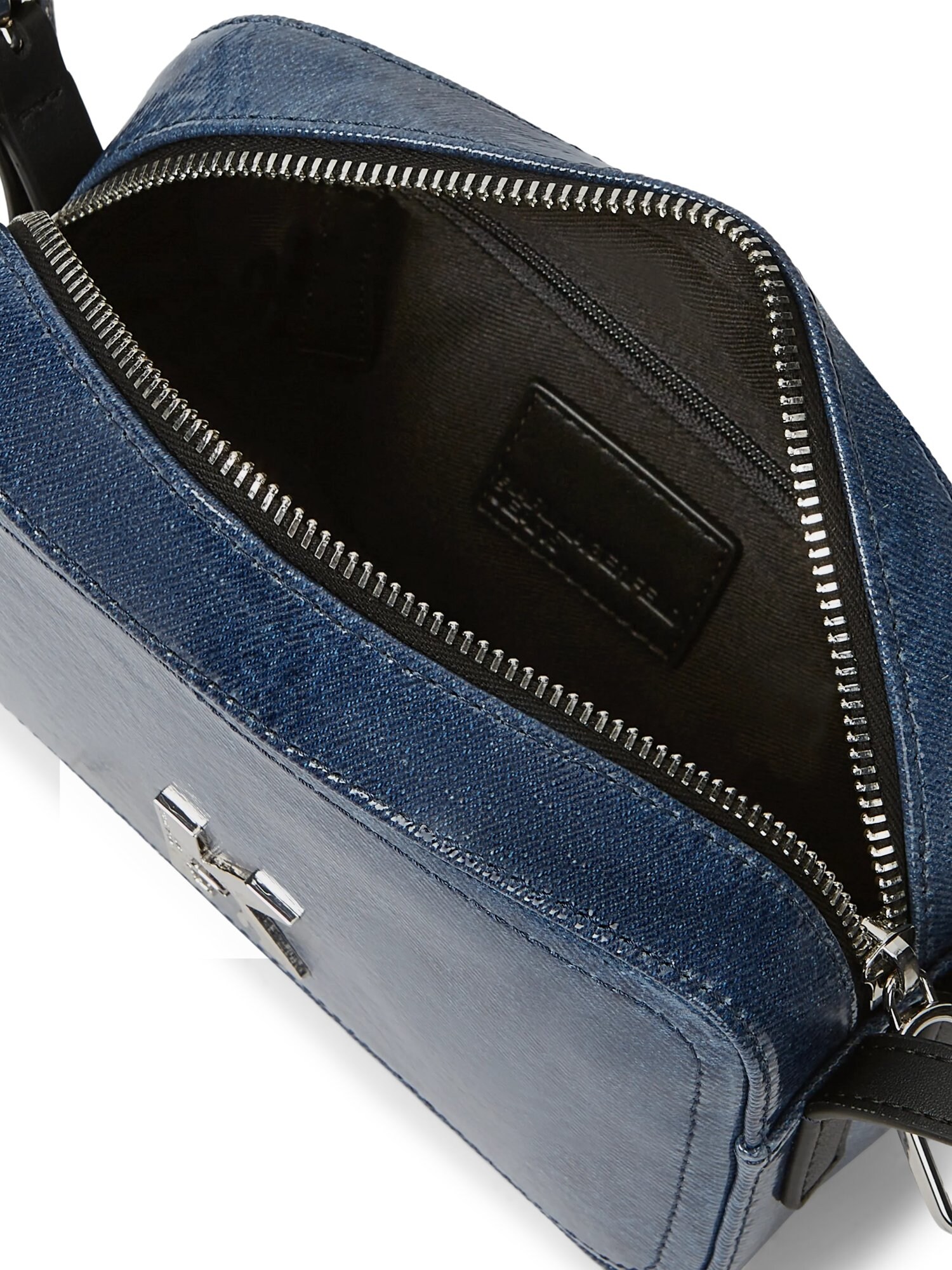 KARL LAGERFELD JEANS Bolso de hombro azul denim / negro / plata – imagen 2