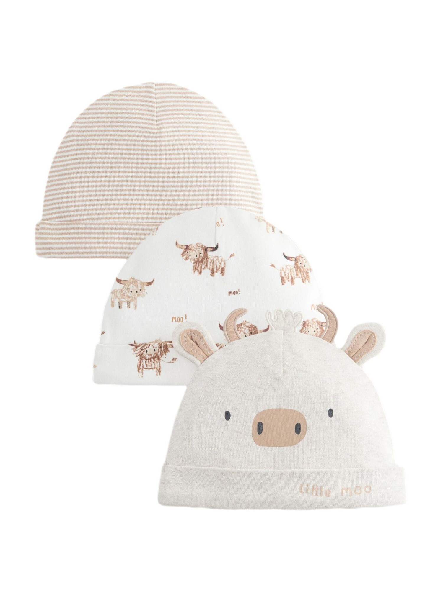 Next Căciulă  maro cămilă / maro / alb / alb natural