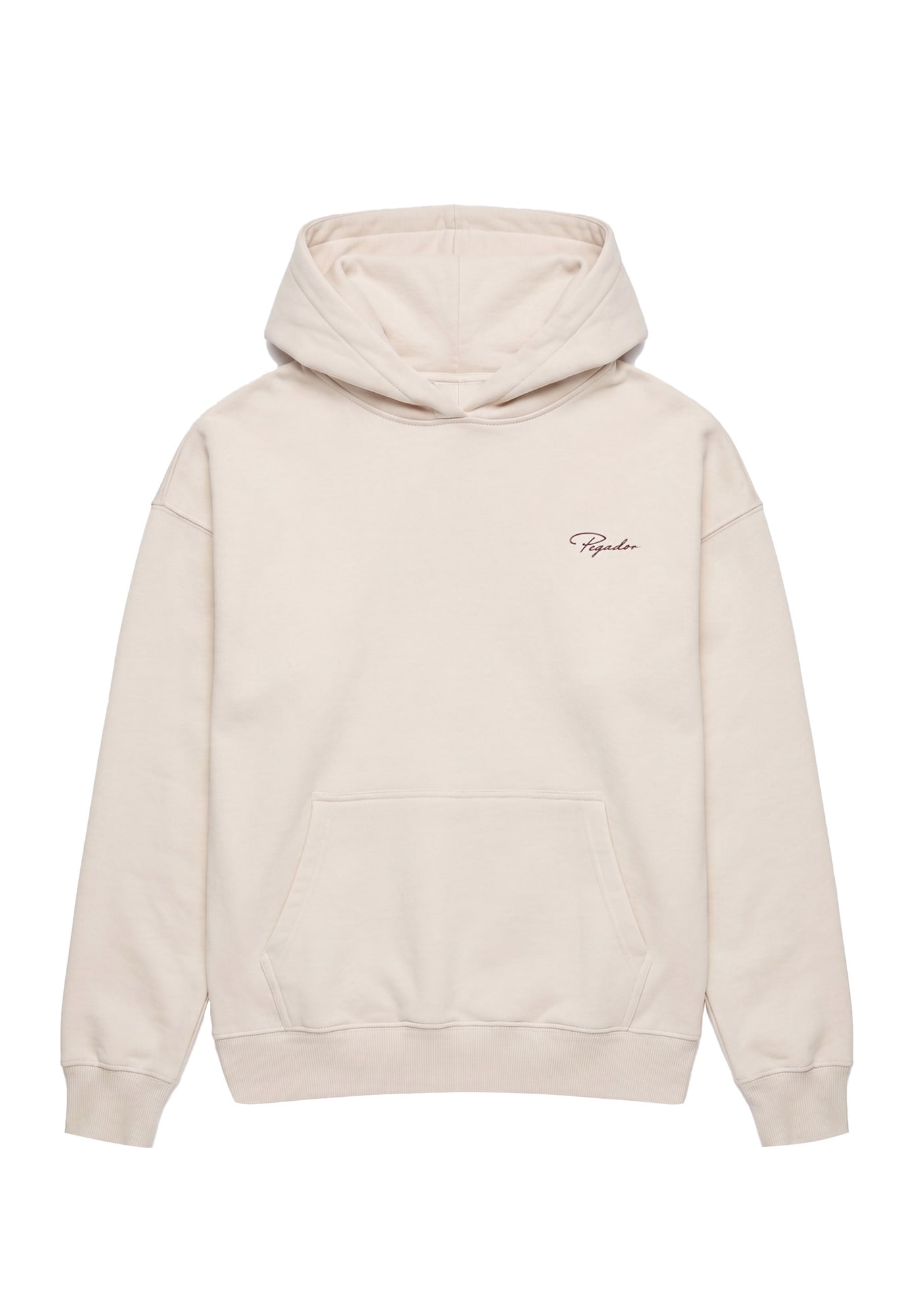 Pegador Sweater majica 'Adra' boja pijeska / burgund