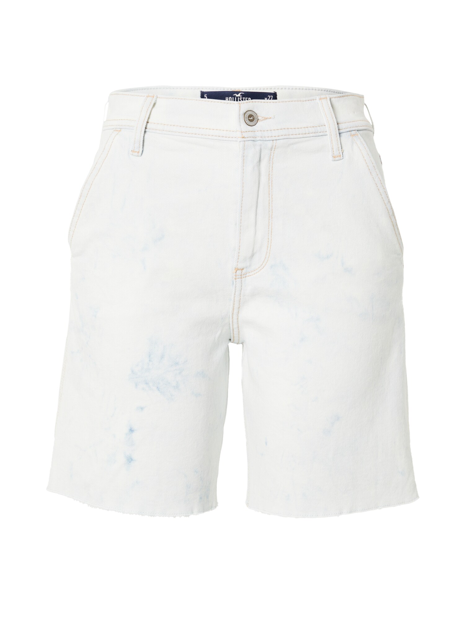 HOLLISTER Džínsy  modrá denim / biely denim