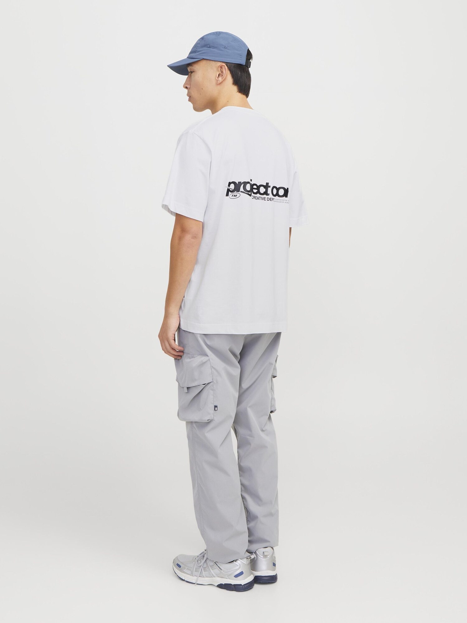 JACK & JONES Tričko 'JCOUnion' čierna / biela (obrázok 4)