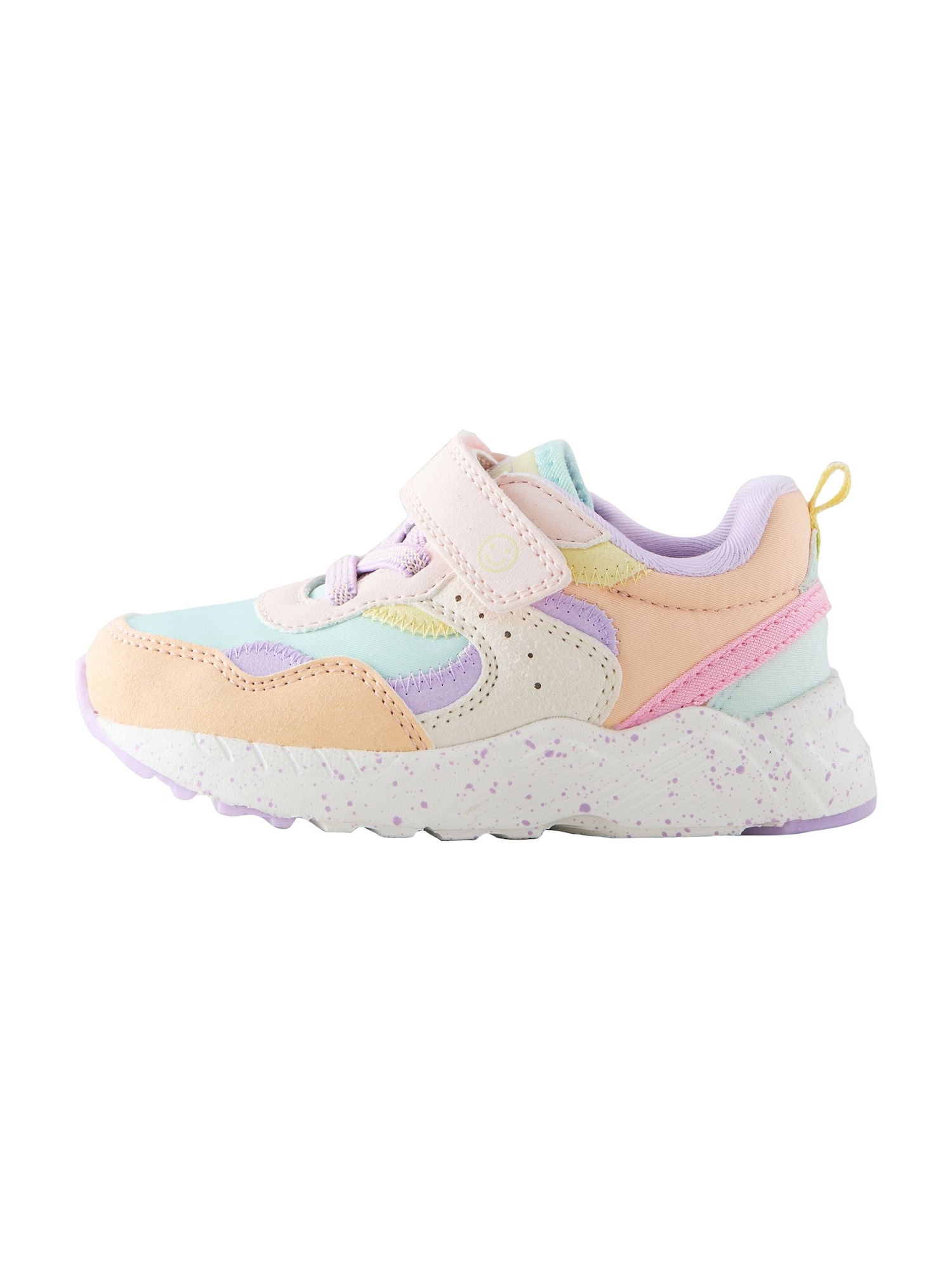 Next Sneaker  bej / mov pastel / portocaliu pastel / roz pastel
