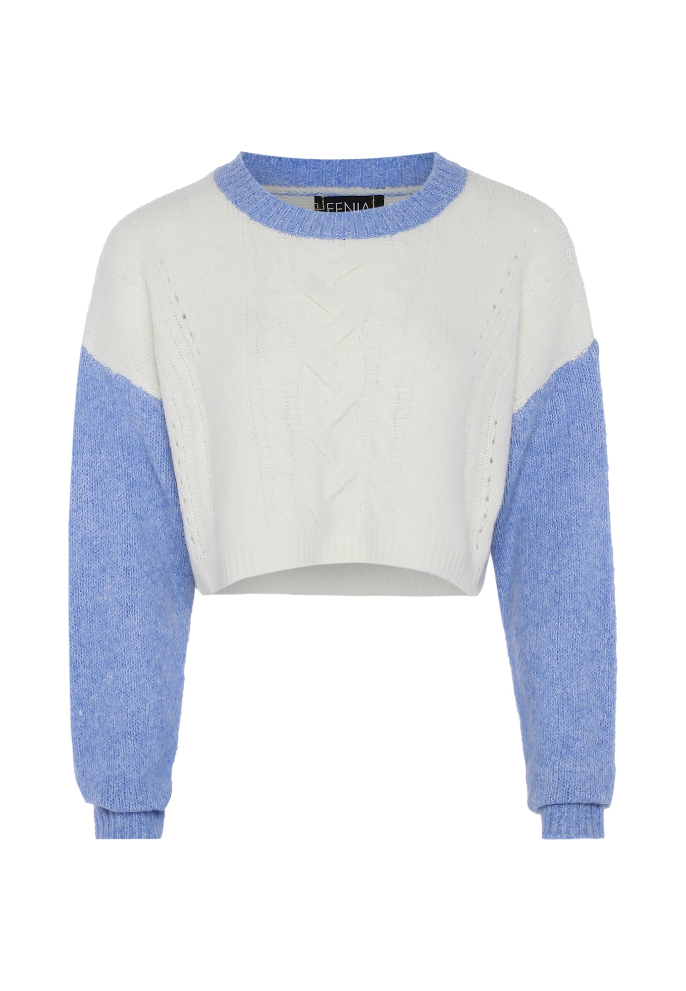 FENIA Jersey azul cielo / blanco