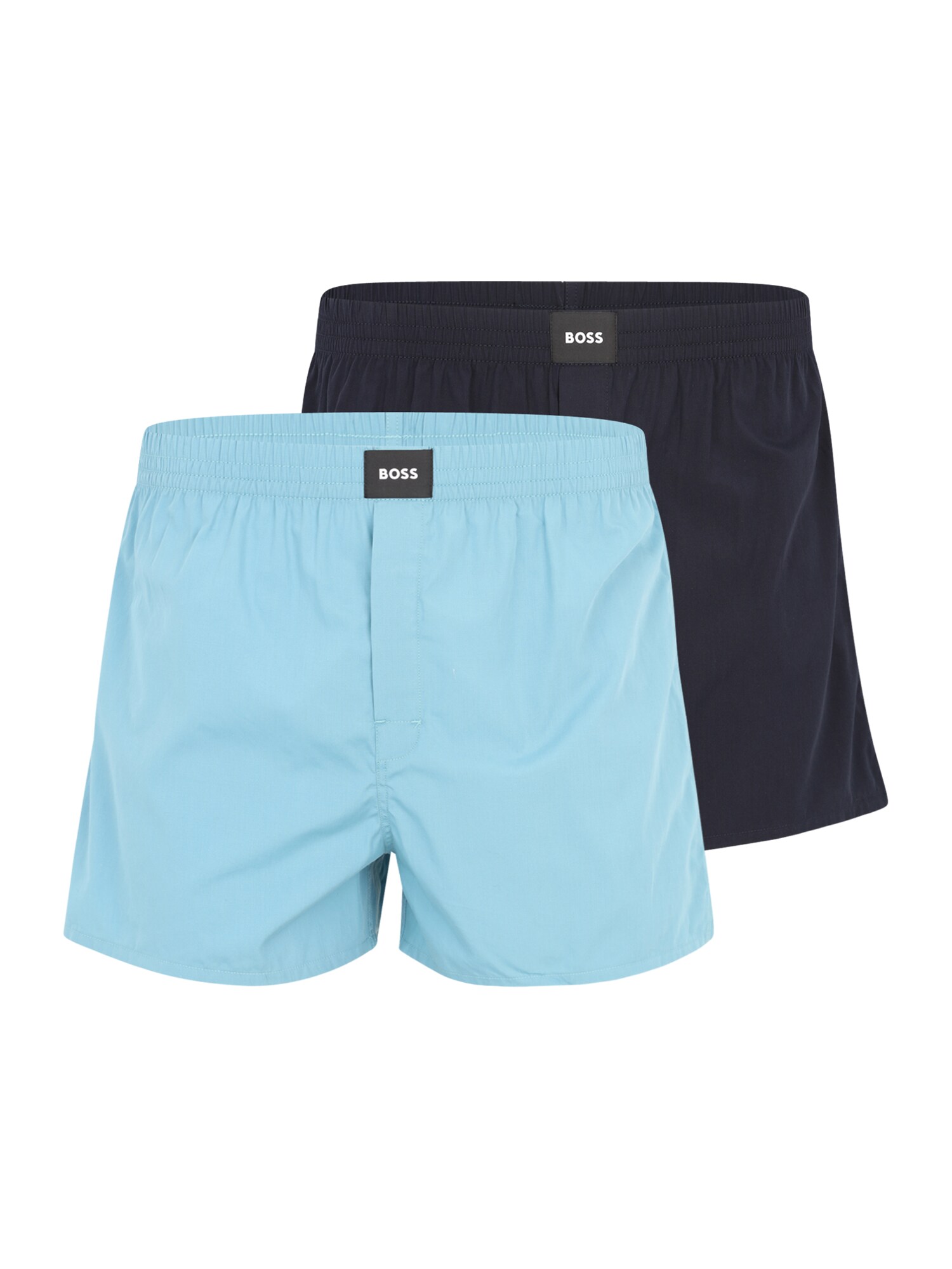 BOSS Boxeri Peach  albastru pastel / albastru închis / negru