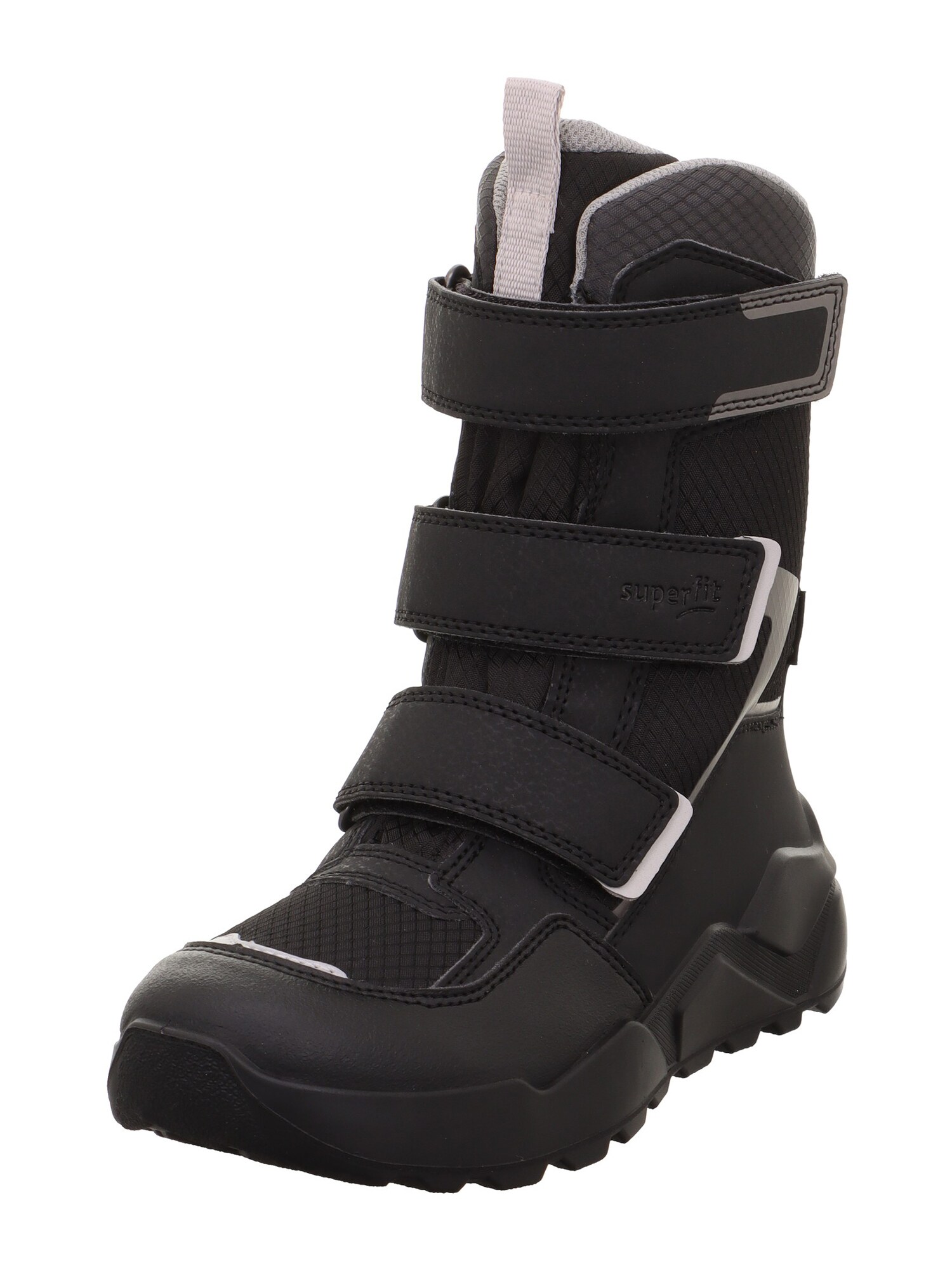 SUPERFIT Cizme ROCKET gri / negru / alb