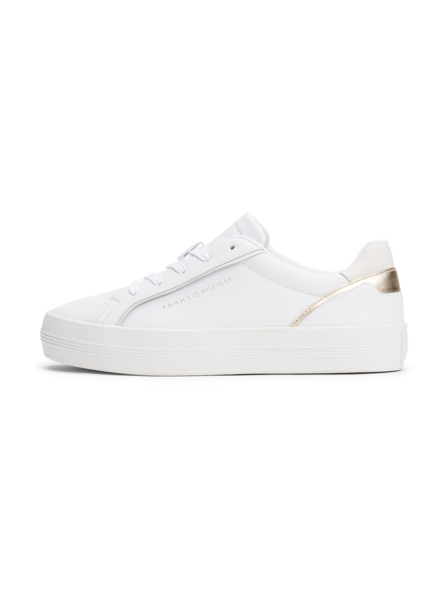 TOMMY HILFIGER Sneaker low ESSENTIAL  auriu / alb