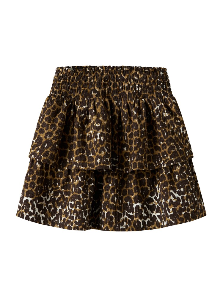 NAME IT Rock 'NKFLOTTA' Mädchen Größe 164 dunkelbeige / senf / dunkelgrün / weiß