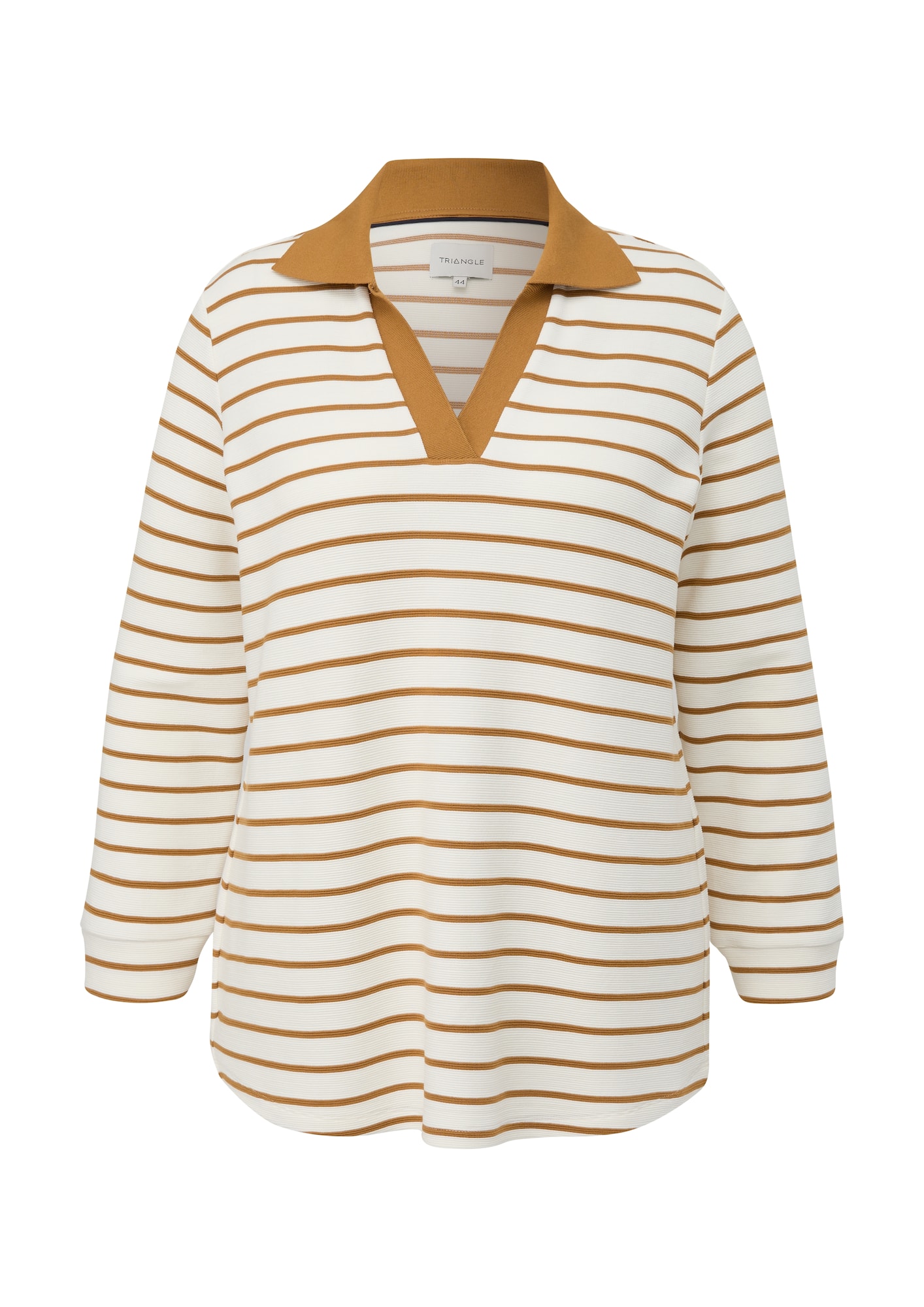 TRIANGLE Sweater majica  ecru/prljavo bijela / smeđa