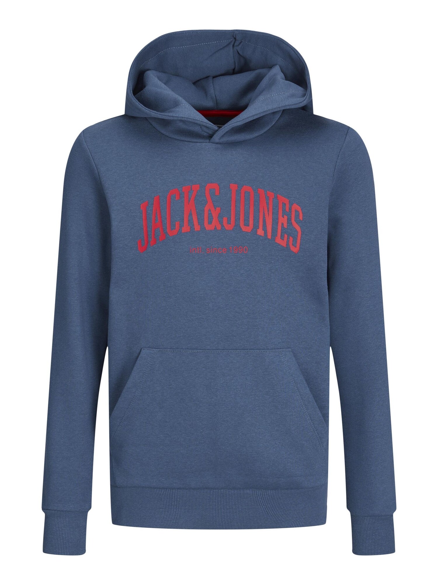 Jack & Jones Junior Mikina 'JJEJosh'  enciánová / jasne červená