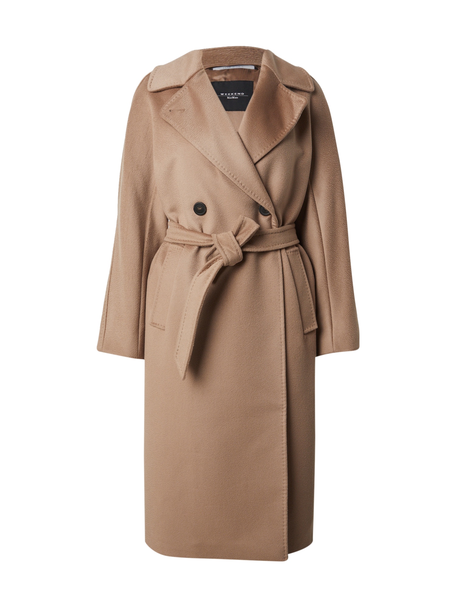 Weekend Max Mara Palton de primăvară-toamnă RESINA  maro cappuccino