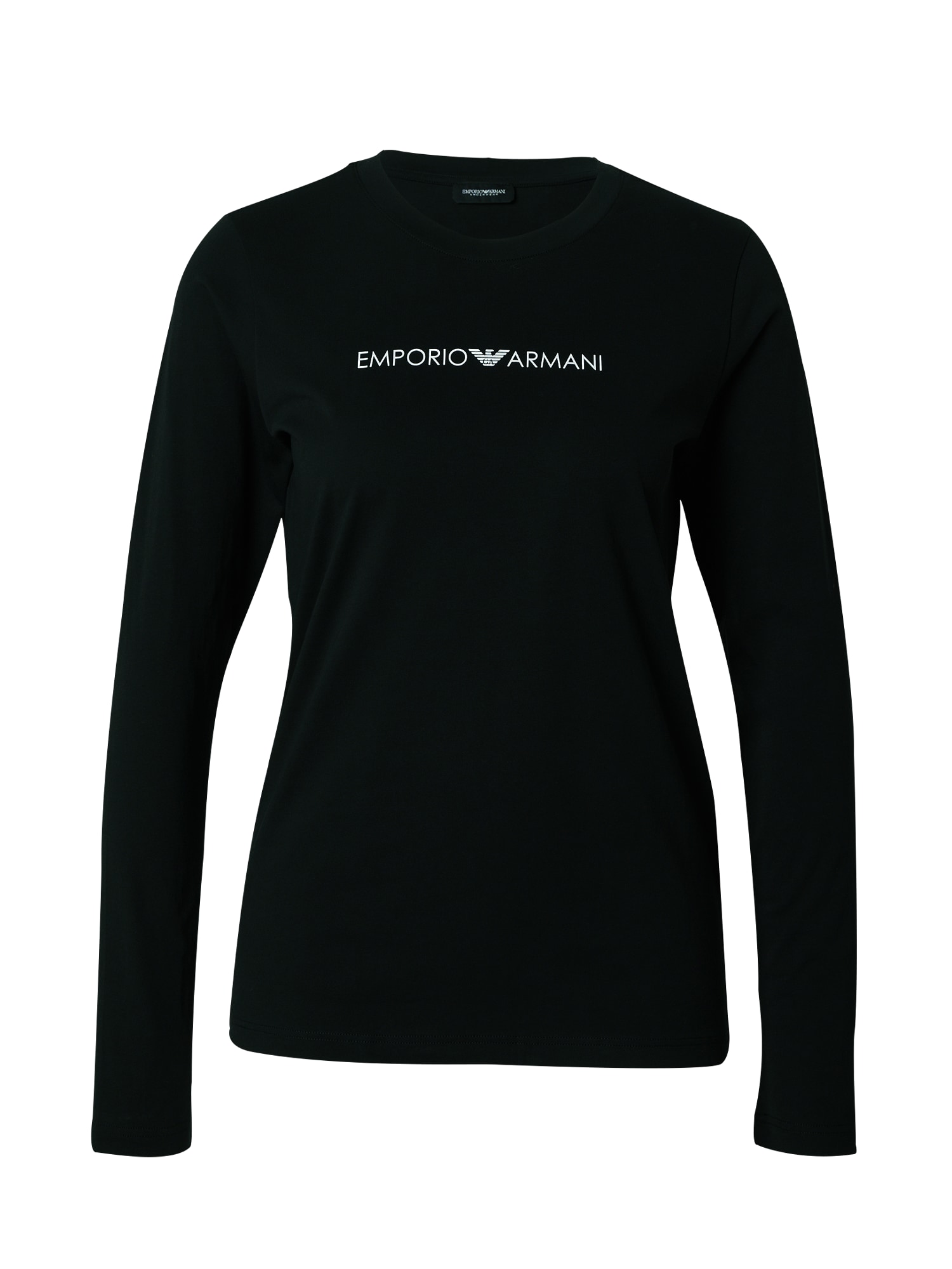 Emporio Armani Tričko  čierna / biela