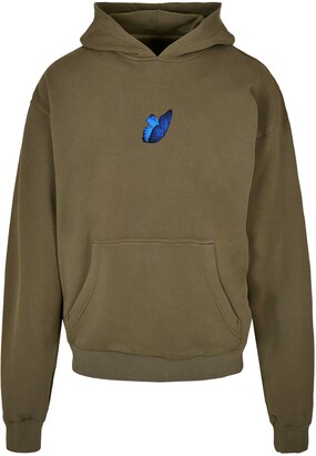 MT Upscale Sweatshirt ‘Le Papillon’ Beige / Saffier / Olijfgroen / Zwart