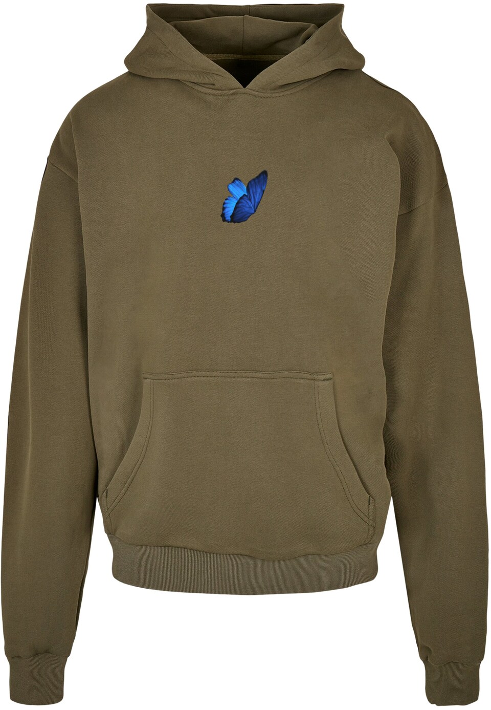 Sweatshirt 'Le Papillon' beige / safir / oliv