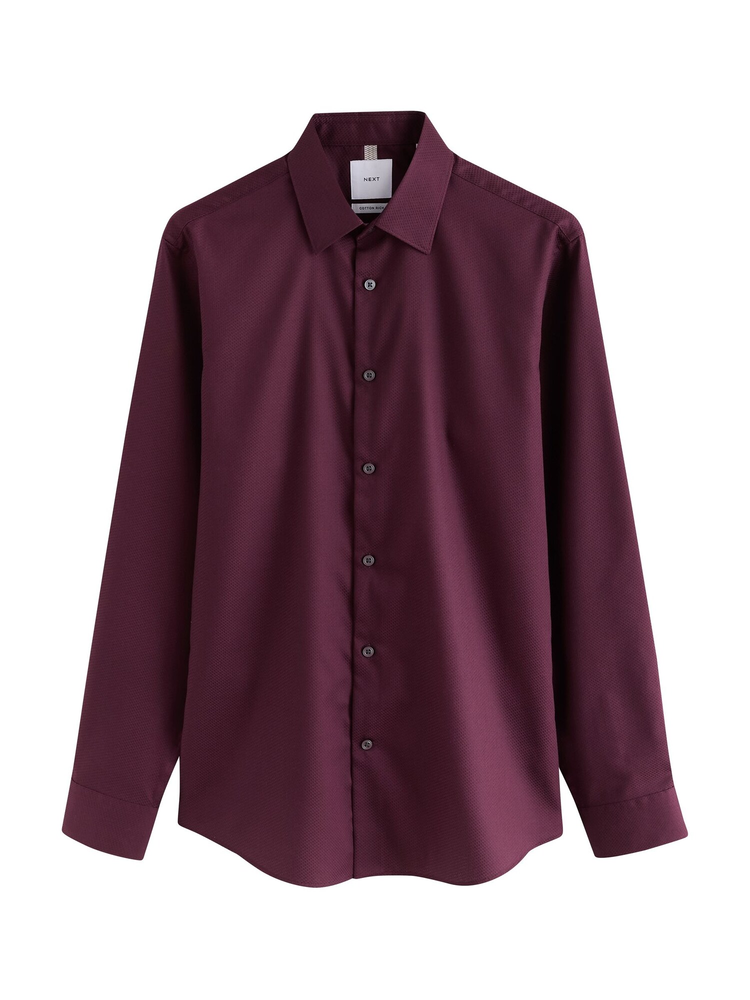 Next Cămaşă business roșu burgundy