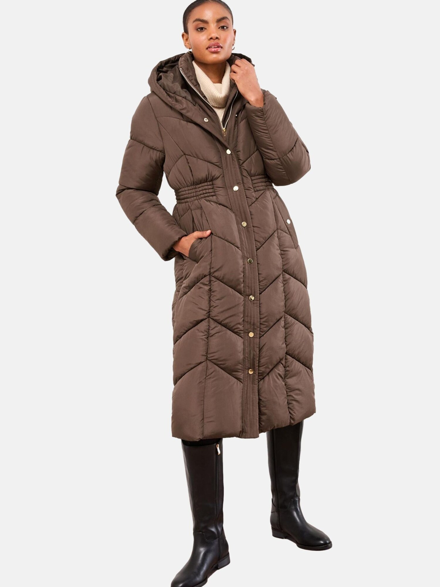 Lipsy Palton de iarnă  ciocolatiu