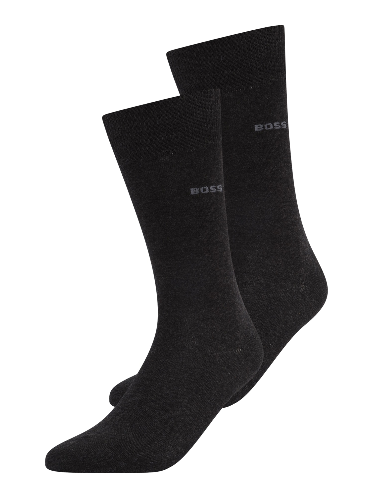 BOSS Orange Къси чорапи  антрацитно черно / тъмносиво