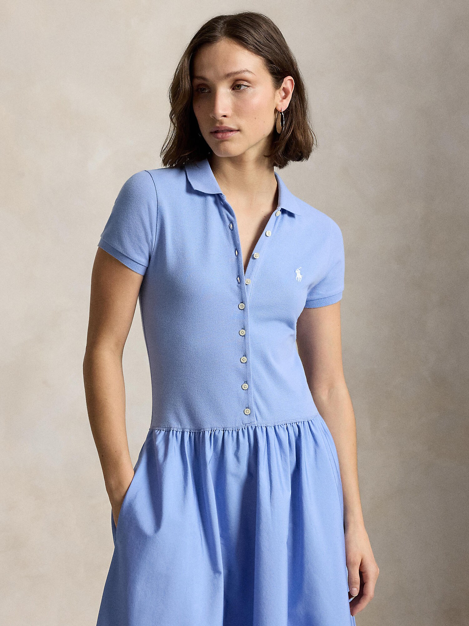 Polo Ralph Lauren Vestido camisero  azul – imagen 4