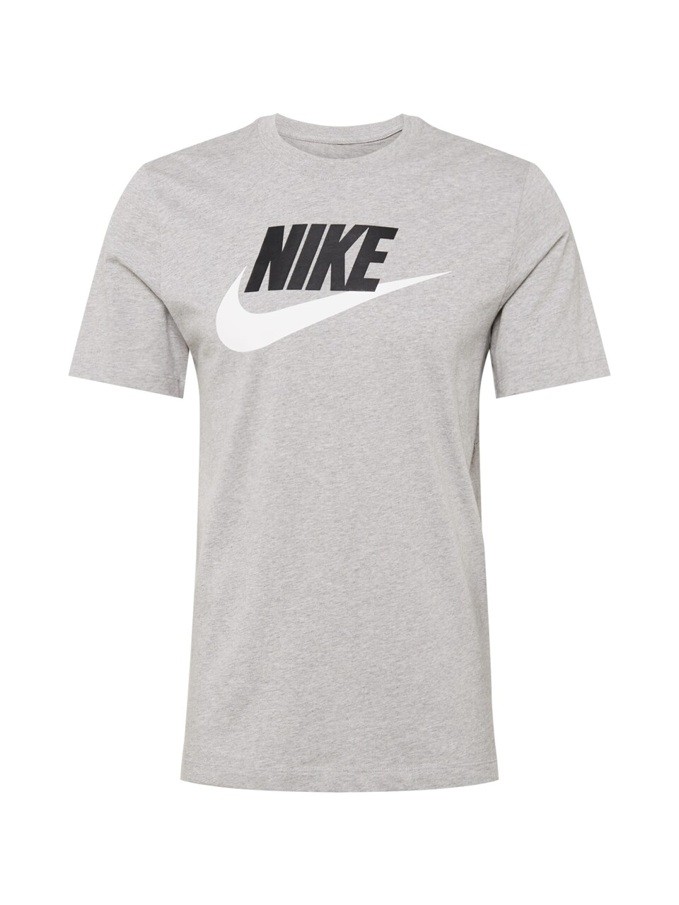 T-shirt 'Icon Futura' gråmelerad / svart