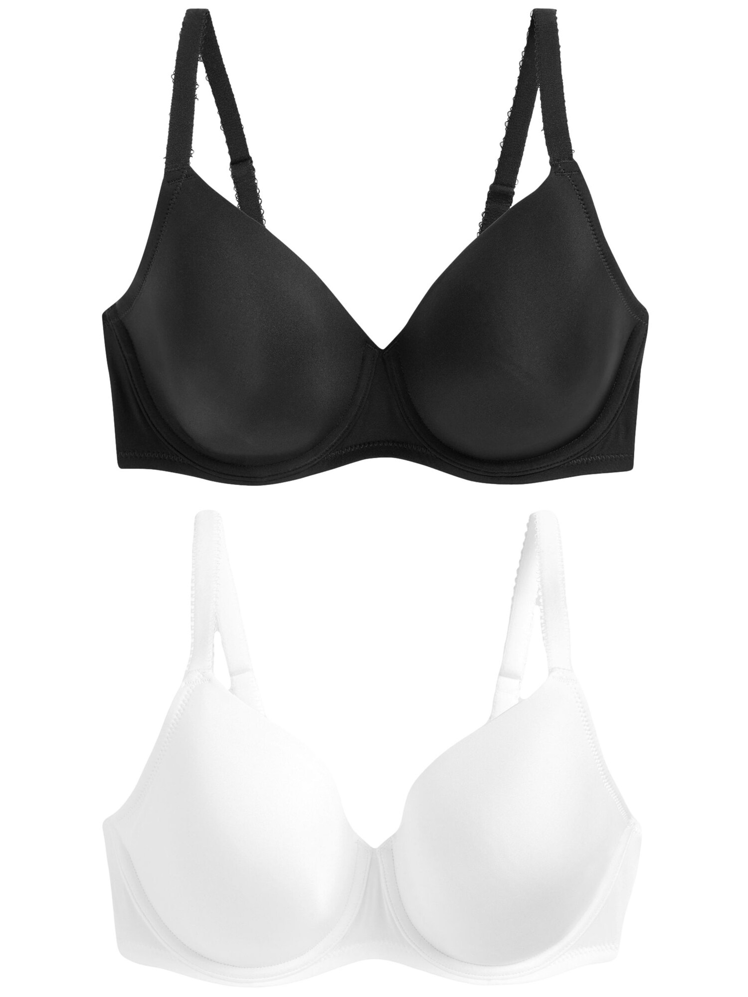 Next Sutien  negru / alb