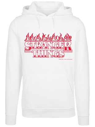 F4NT4STIC Sweatshirt ‘Stranger Things Netflix TV Series’ Robijnrood / Wit