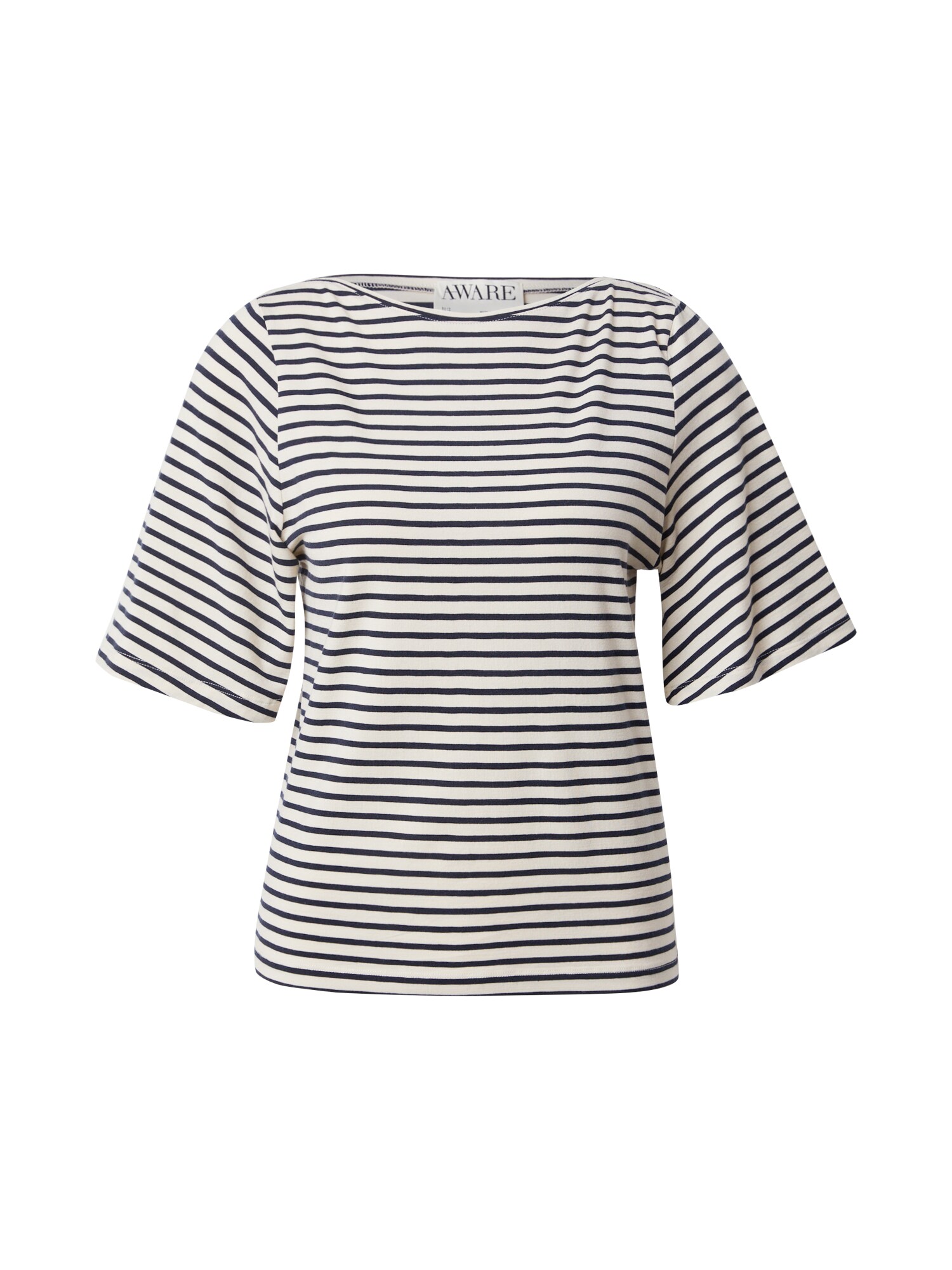 Aware Tricou AWFIONA  crem / albastru noapte