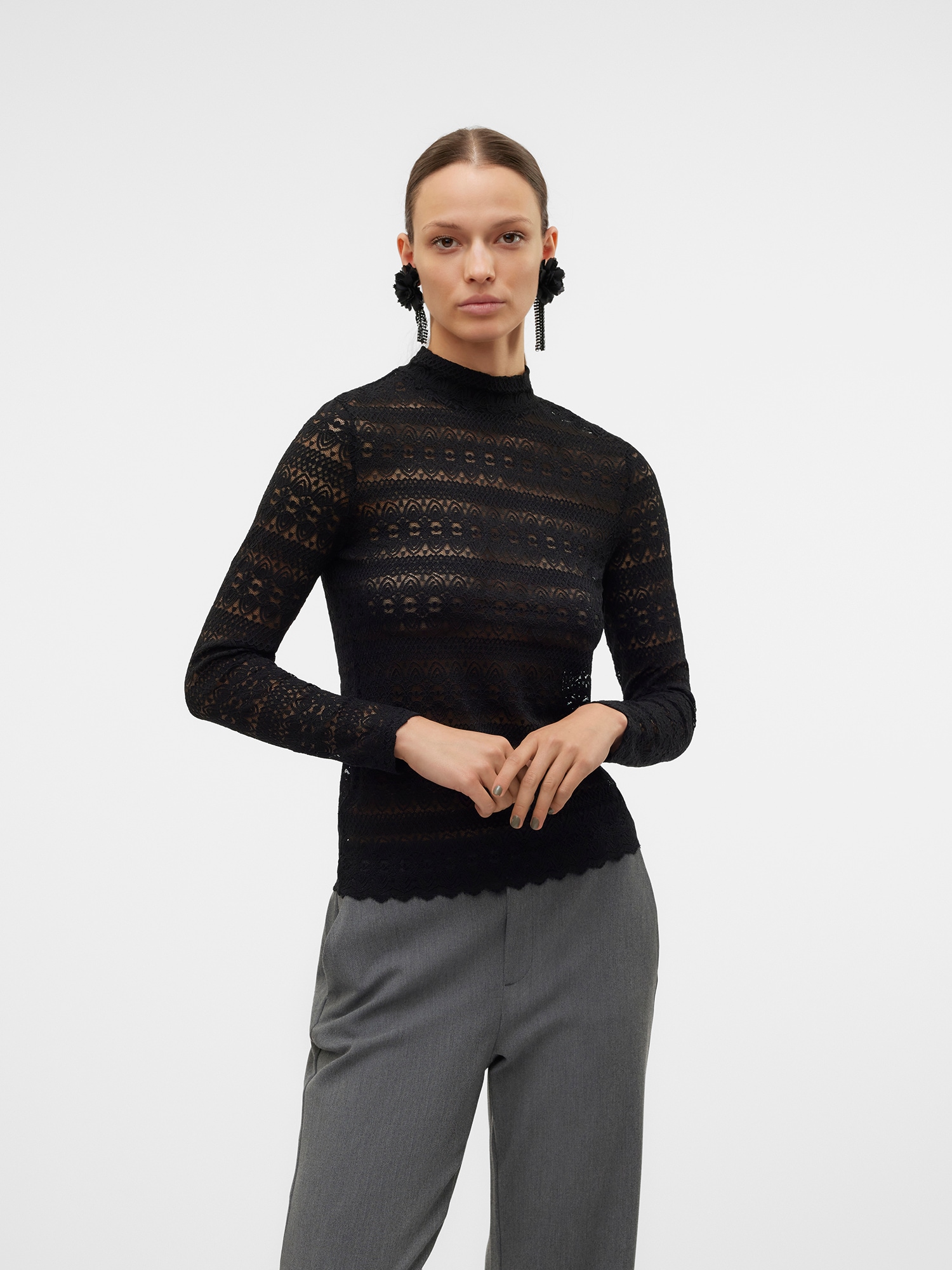 VERO MODA Póló 'VMZOE'  fekete termék 2. képe
