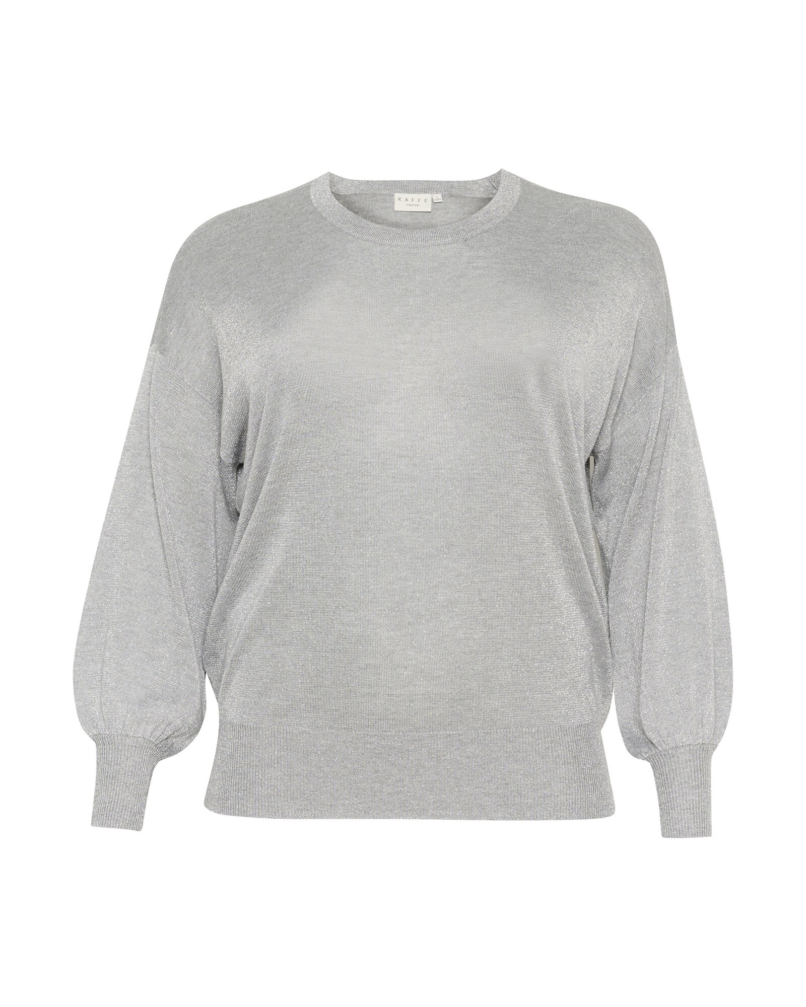 KAFFE CURVE Pulover KC Ankia  gri amestecat