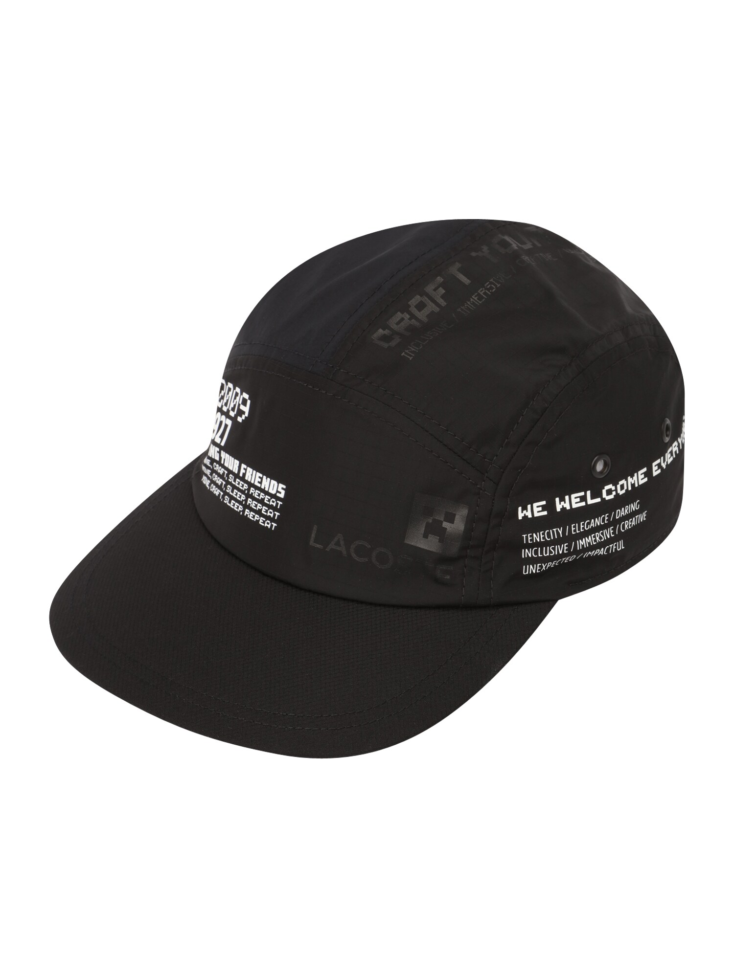Lacoste LACOSTE Cap 'Minecraft' schwarz / weiß