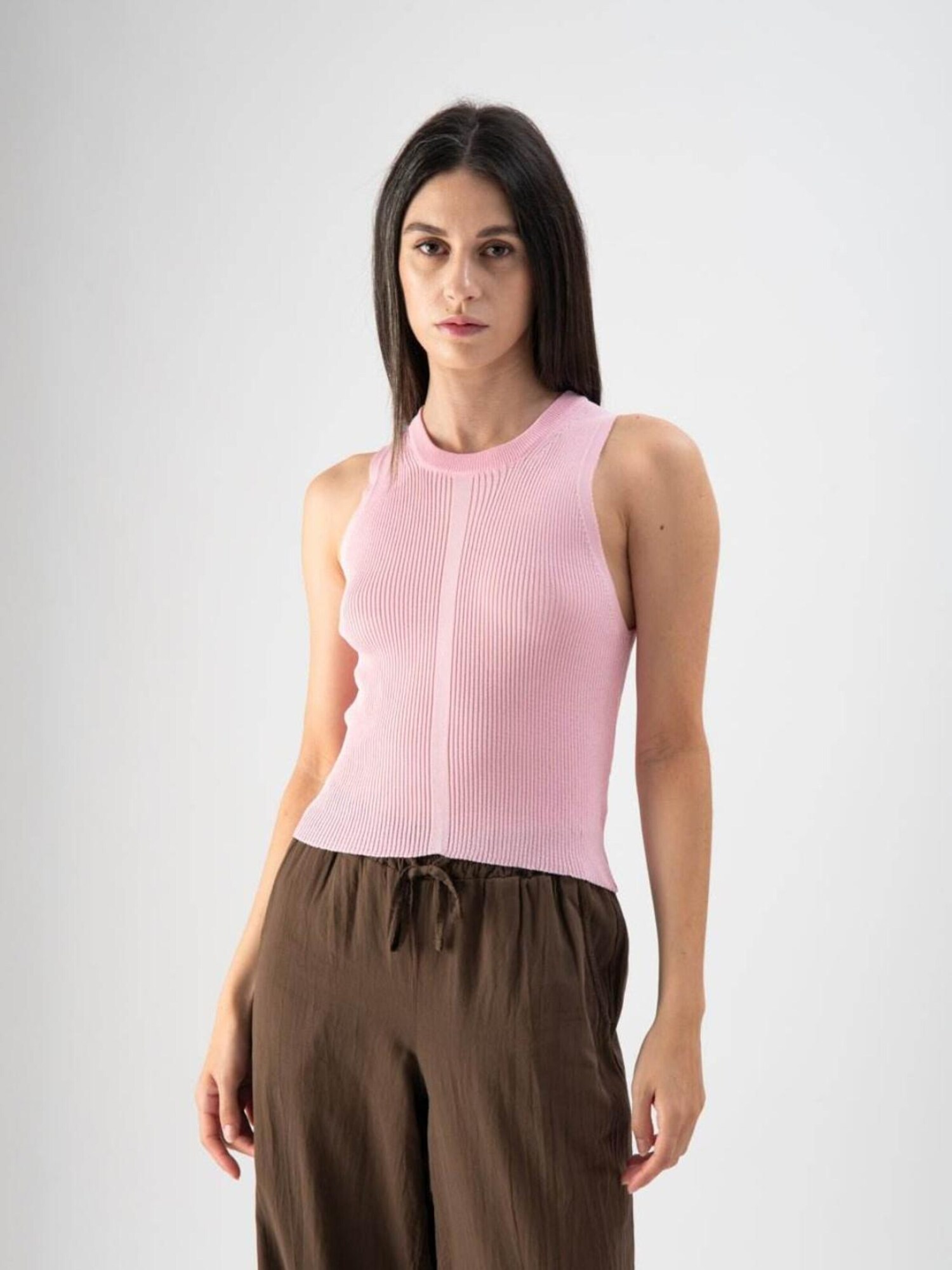 MND Top de punto 'Pinky Rose'  rosa