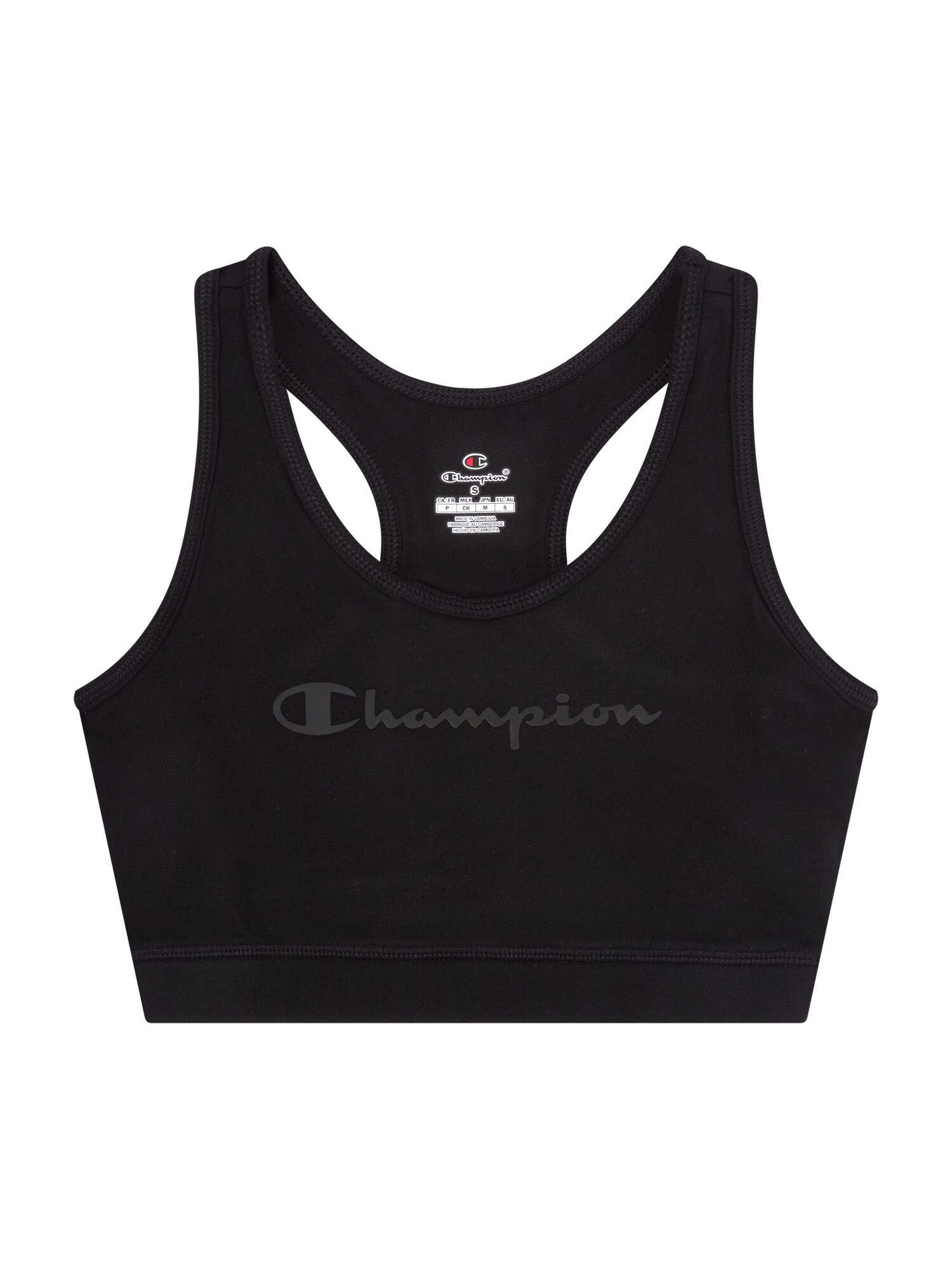 Champion Authentic Athletic Apparel Sutien sport  gri închis / negru