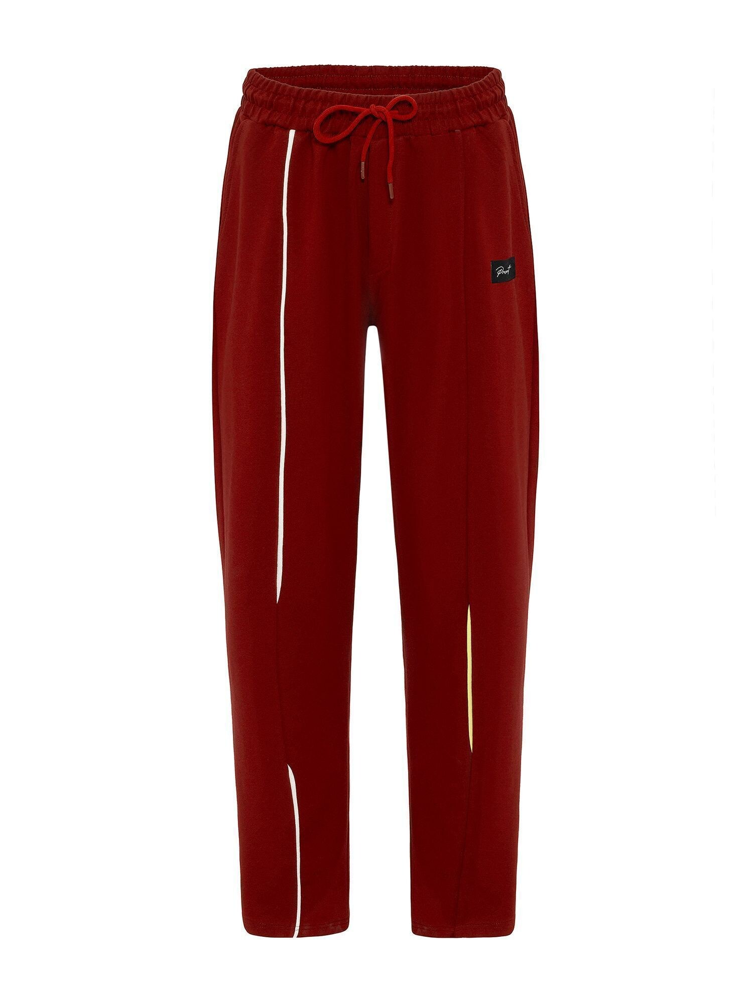 Dandalo Pantaloni  galben / roșu bordeaux / negru / alb