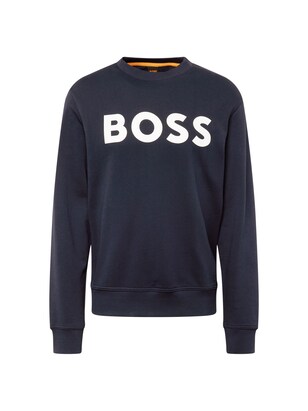 Boss Sweatshirt Donkerblauw / Wit