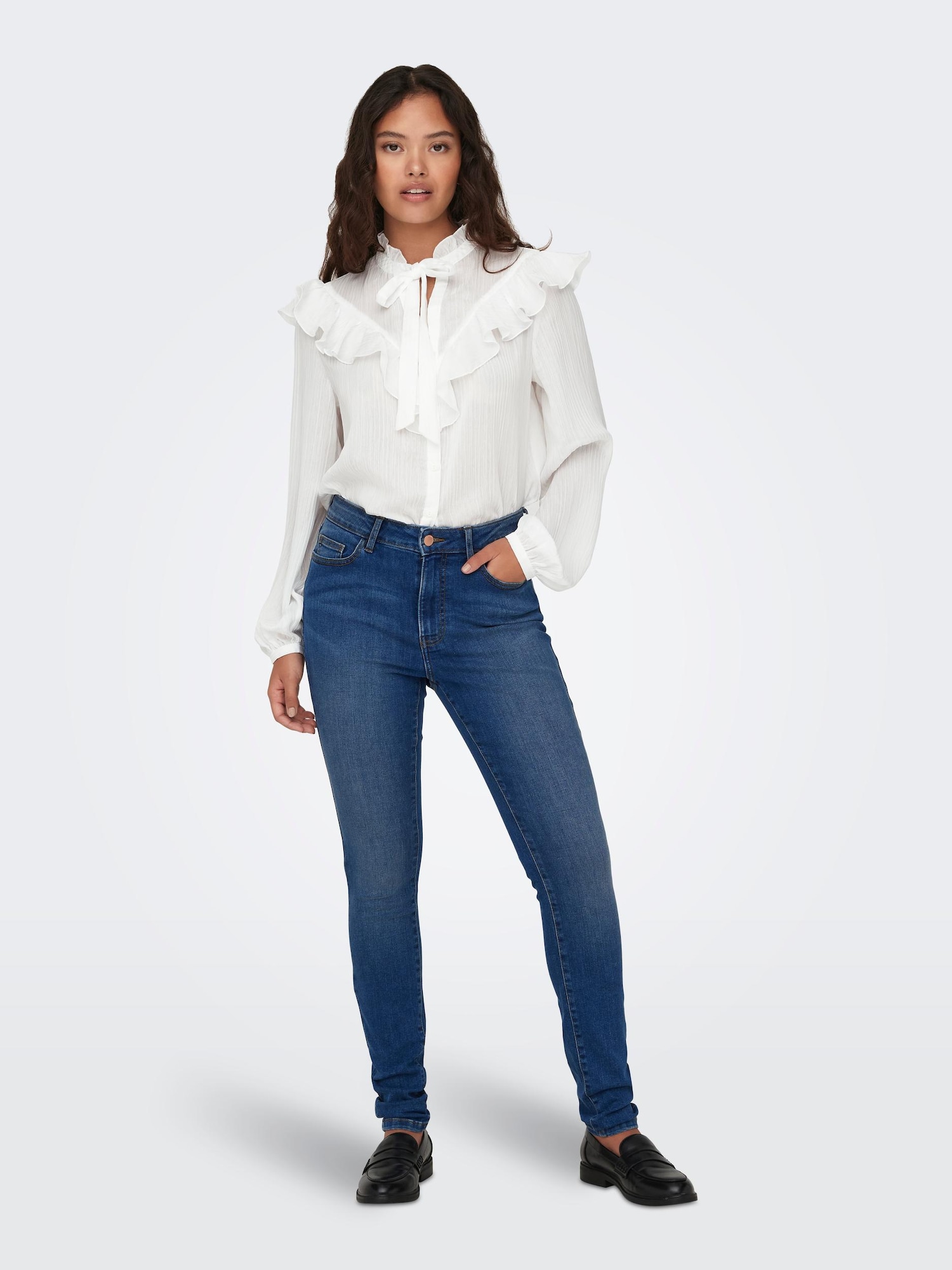 JDY Džínsy 'Aya' modrá denim (obrázok 6)