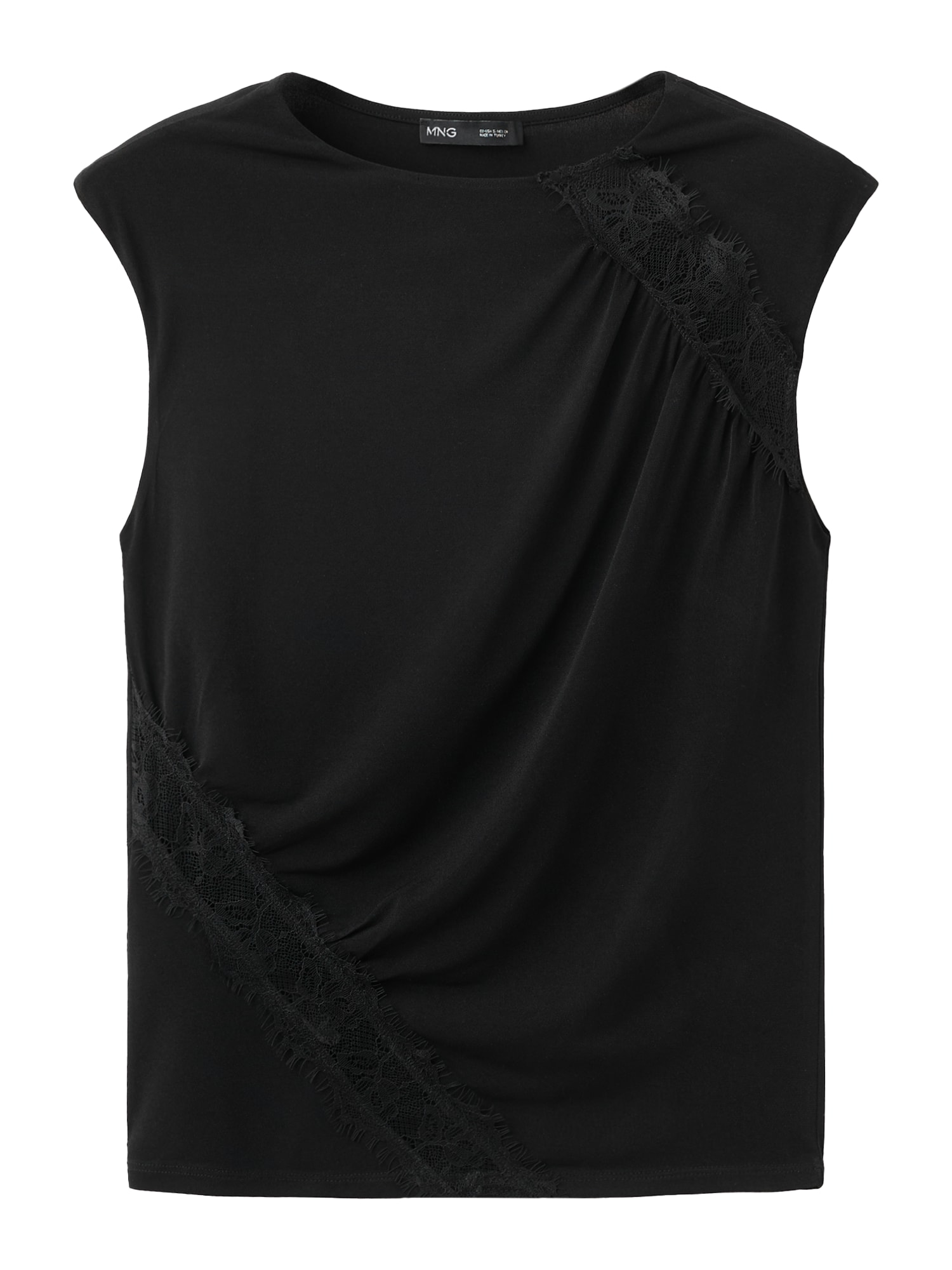 MANGO Top CINDY  negru