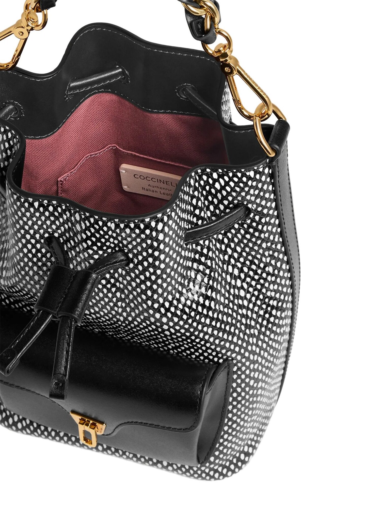 Coccinelle Bolso saco 'Elaphe 17x22x10 cm'  negro