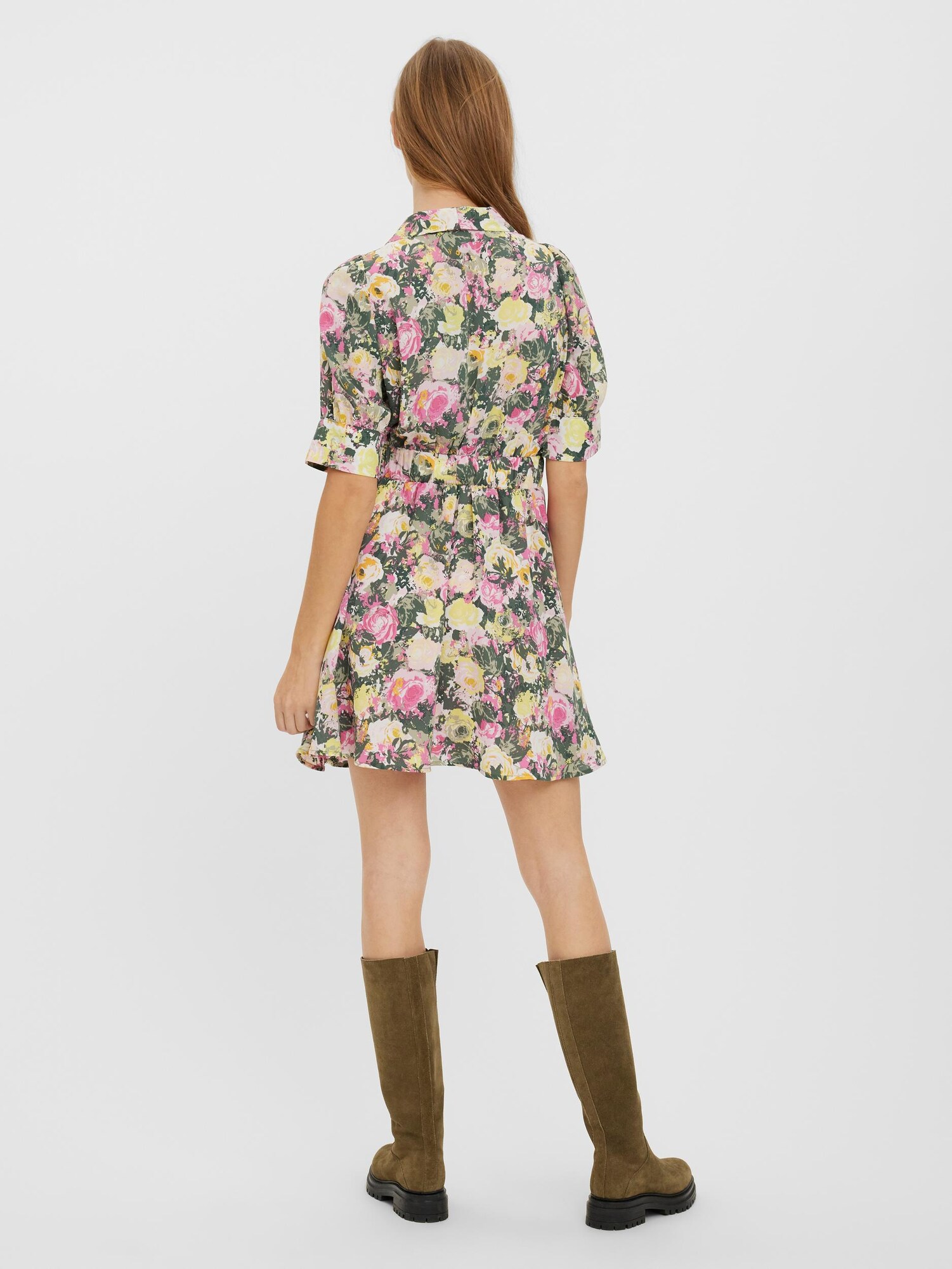 VERO MODA Ruha  zöld / vegyes színek / rózsaszín / rózsa termék 2. képe