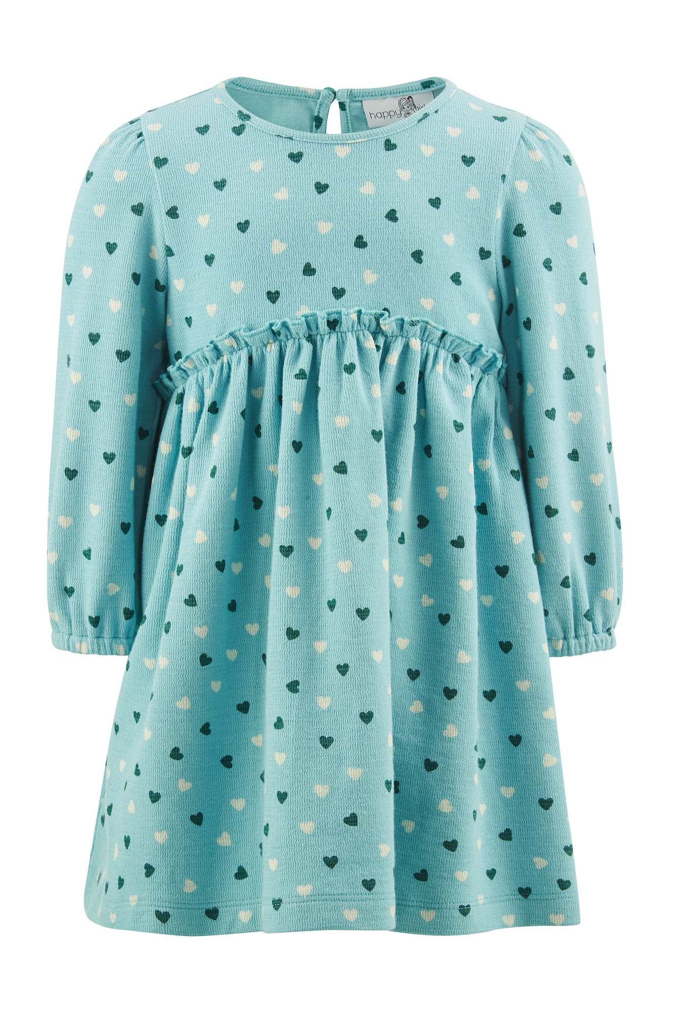 happy girls Rochie  albastru aqua / verde / alb