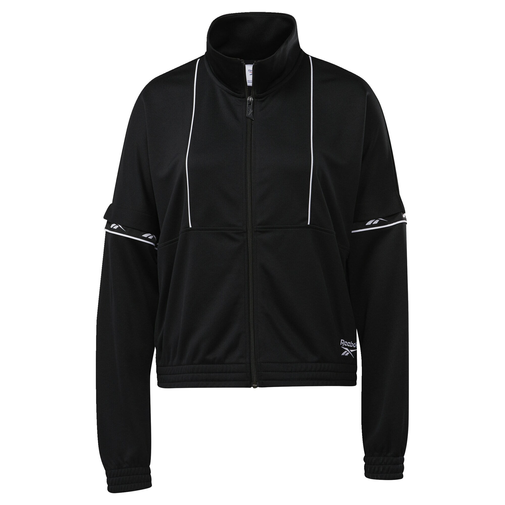 REEBOK Sportinis džemperis  balta / juoda