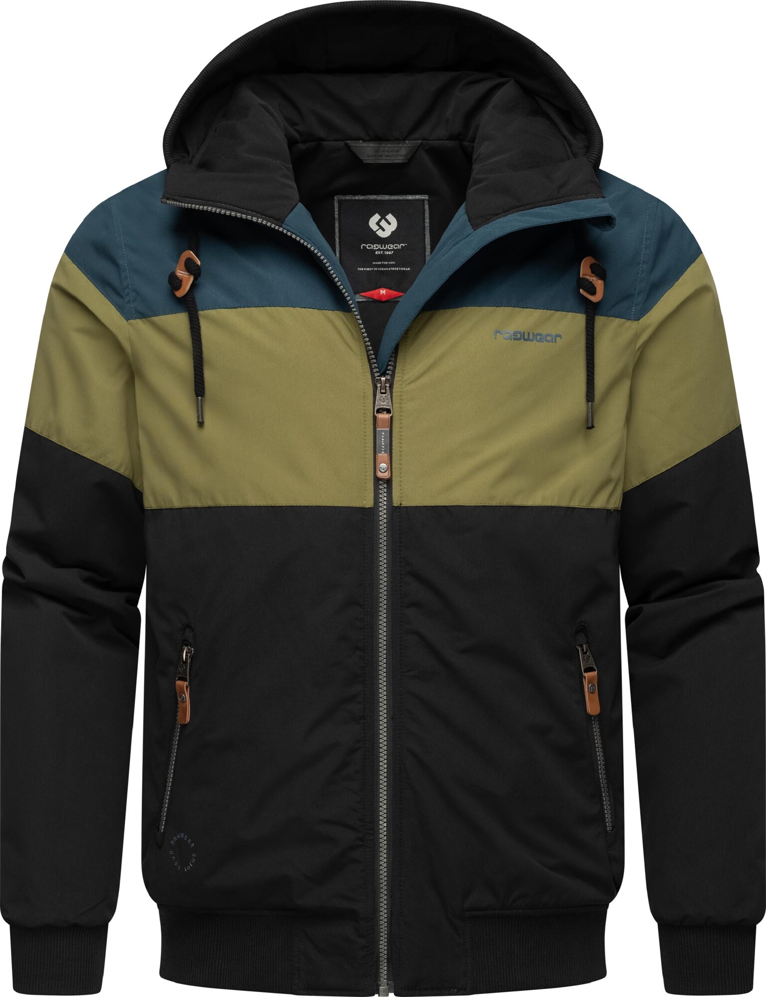 Ragwear Kültéri kabátok  kék / zöld / olíva / fekete termék 2. képe