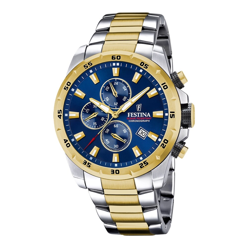 FESTINA Uhr Herren Größe One Size navy / gold / silber