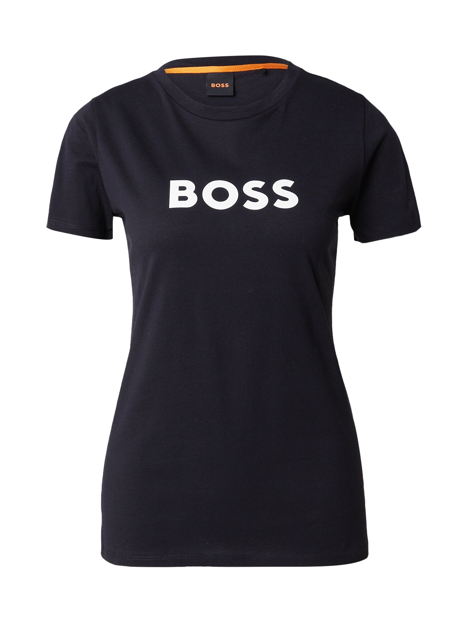 BOSS Tričko 'Elogo 5'  čierna / biela