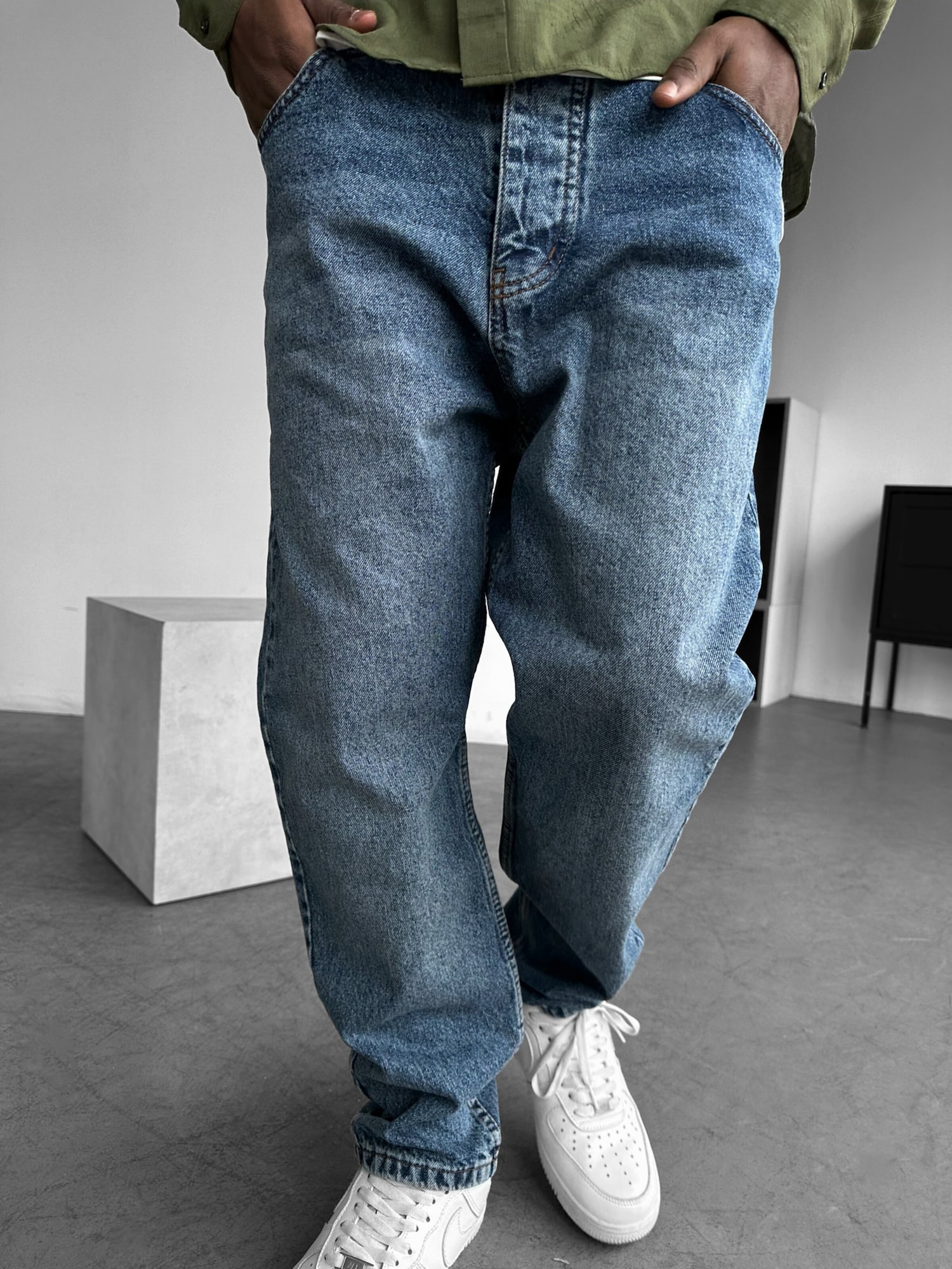 Kleidermafia Vaquero 'Boyfriend Fit Jeans - Blue' azul