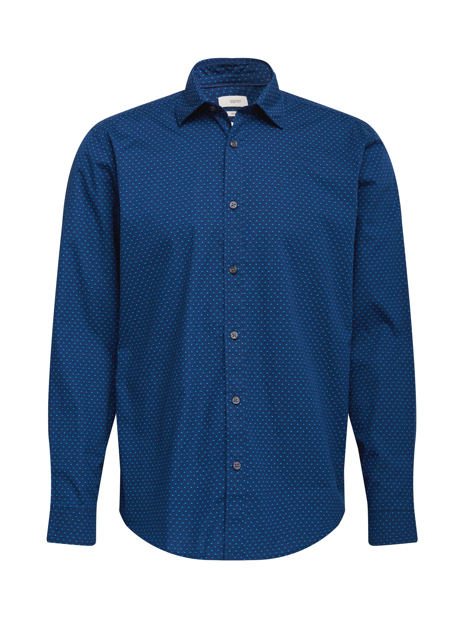 ESPRIT Dalykiniai marškiniai  tamsiai mėlyna / šviesiai mėlyna