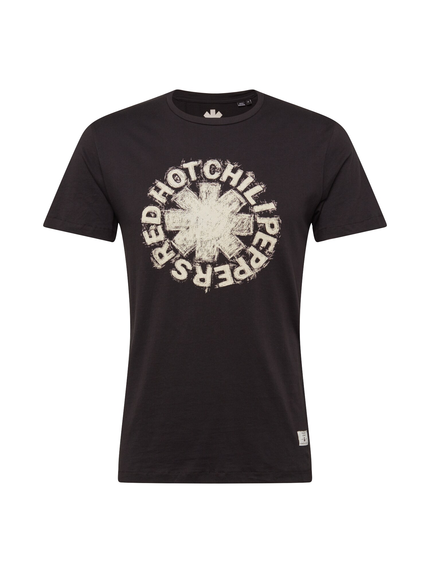 JACK & JONES Marškinėliai 'BLARH'  juoda / pilka