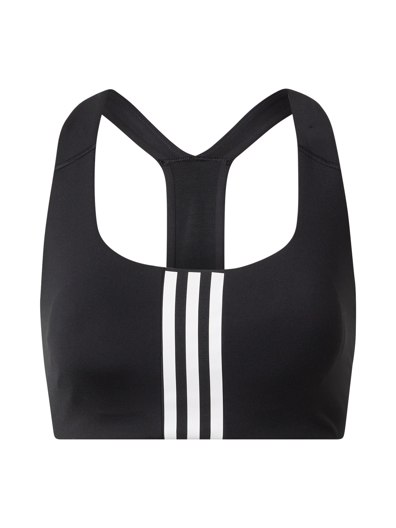 ADIDAS SPORTSWEAR Športová podprsenka 'Powerimpact'  čierna / biela